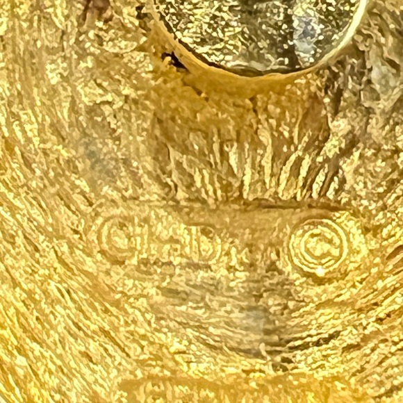 Monogram Christian Dior tack pin. - Picture 2 of 4